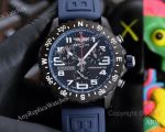 High Quality Replica BREITLING Endurance Vietnam Imported Rubber Strap Oversized 3/6/9 Markers Face Dial Bi-Directional Rotating (N/S/E/W & 360° Scale) Bezel Stainless Steel Case Watch 44mm